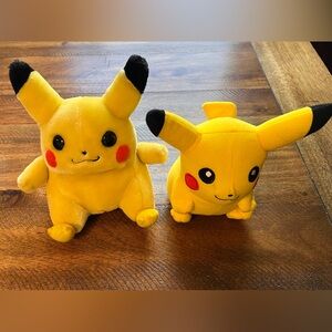 Yellow Plush Pikachu Set